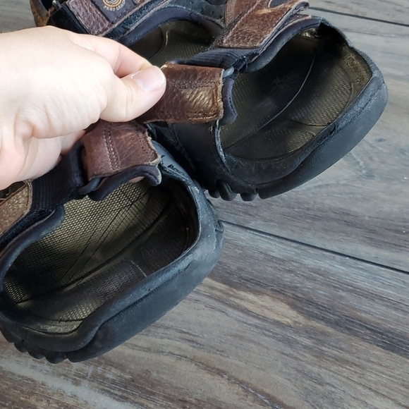 Timberland Mens Leather Outdoor Hiking Sandals Shoes sz 11M hook&loop main image 11